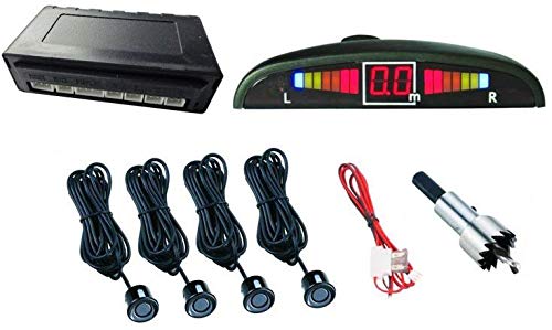 Car LED Parking 4 Sensor Monitor Auto Reverse Backup Radar Detector System