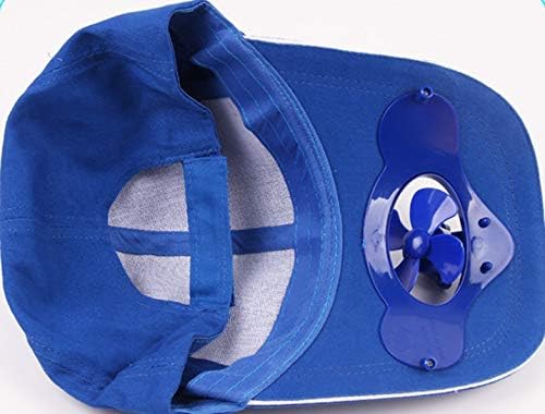 Vista 4 de Sombrero de pesca Sombrero de ciclismo Gorra de verano para deportes al aire libre con ventilador fresco para energía solar Ahorre no requiere