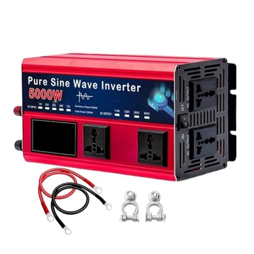 Convertisseur Pur Sinus 5000W : Évitez les Coupures de Courant 24V 110V