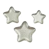 KESOTO Bandeja para Plato de Cena con Forma de de 3 Piezas, Recipiente para Aperitivos, contenedor para almacenar Alimentos, Soporte de exhibición