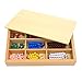 New Sky Montessori Checker Board Beads Early Development Mathematics Material for Kids Wooden Toy Montessori Math Learning Addition and Subtraction Aids