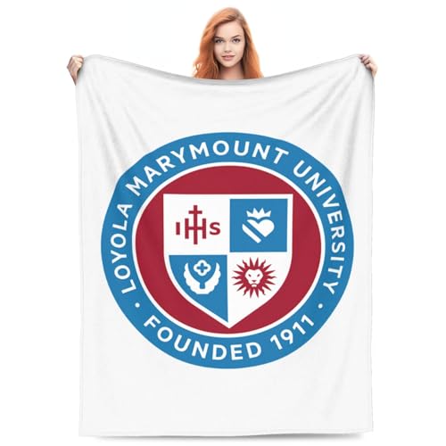 Loyola Marymount University Multi-Size Ultra-Soft Flannel Fleece Blanket - Non-Sagging Velvet Blanket