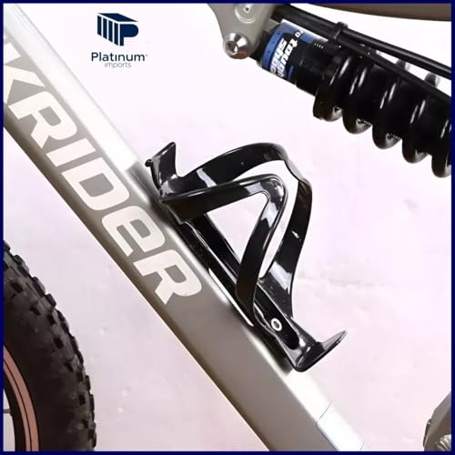 2 Suporte para Garrafa de Água para Bicicleta MTB/Speed, Nylon Resistente, Preto Acessório de Ciclis