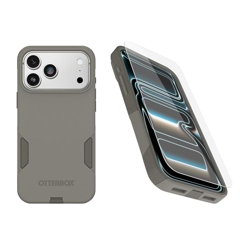 OtterBox iPhone 18 Pro Max & iPhone 17 Pro Max (�̂�)�o���h��:�R�~���[�^�[�V���[�Y MagSafe �P�[�X & �X�N���[���v���e�N�^�[ - �O���[ �R���t�H�[�g - �����}�O�l�b�g - ���^&�ی� - �|�[