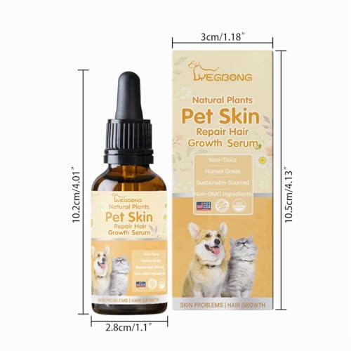 Lamala Réparation Peau des Animaux Compagnie Sérum Repousse des Poils d'animaux Repousse des Poils Chien Soins Peau des Chiens des Blessures des Animaux Soins – vue 3
