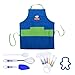 Price comparison product image Curious Chef 11 Piece Chef Set in Blue and Green