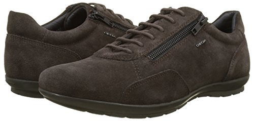 Image of Geox Men's Oxford Lace-Up, Brown Dk Coffee, 10.5 UK