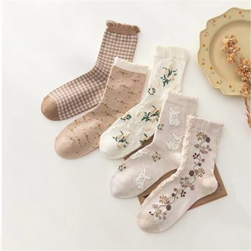 Image of YYaaloa Women Above Ankle Crew Socks Soft Cotton Casual Calf Workout Socks