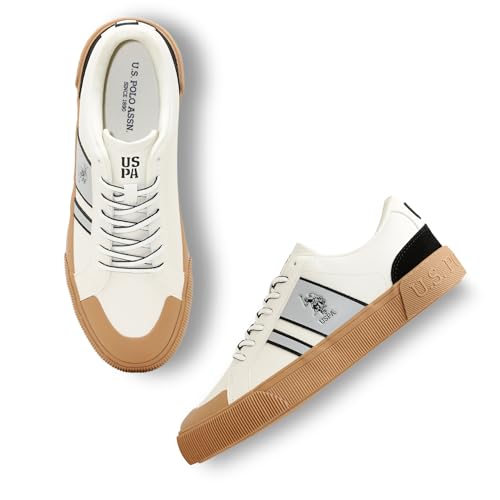 Image of U.S. POLO ASSN. USPA | Mason|Stylish Casual Sneaker Shoes for Man Off-White