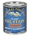 General Finishes Oil Base Gel Stain, 1 Quart, Brown Mahogany