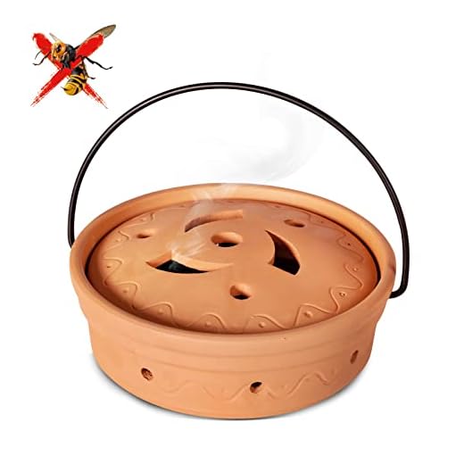 Wespen Abwehr Feuerfeste Schale, Räucherbox zum Vertreiben von Wespen durch Kaffeegeruch, Feuerfeste nicht zerbrechliche Wespenschreck Wespenvertreiber, Räuchergefäß für Mückenspirale