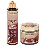 ROOTS AND HERBS Ayurvedic Face Ubtan and Activator Kit Natural Treatment 100% Vegan No Paraben Mulethi Acne Remover Ubtan and Activator 2.11oz, 6.76oz