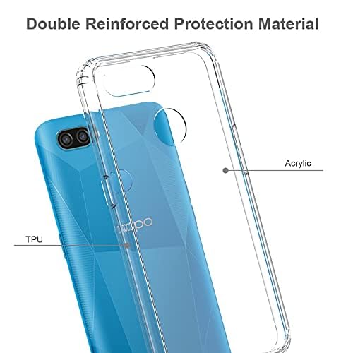 Image of Case Creation Brand - Mobile Cover for Oppo A12 (Soft & Flexible Back Case), Transparent