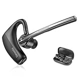 『Duale Geräteverbindung』Das tragbare Headset ist mit den meisten Bluetooth-Geräten kompatibel. Sie können das Headset gleichzeitig mit Ihrem Mobiltelefon und Ihrem Computer verbinden und müssen nicht mehr hin- und herschalten, was die Effizienz im Büro erhöht. Ermöglicht es Ihnen, Leben und Arbeit zu trennen, ideal für Büro- und Fahrumgebungen.