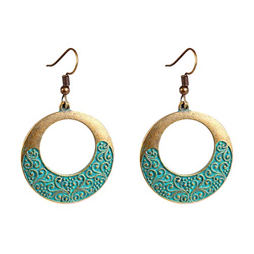 JENPECH Fashion Ear Stud Eardrop Drop Dangle Earrings| 1 Pair Earrings Vintage Drop Fashionable Long Bohemian Earrings Set Boho Jewelry For Travel - 08