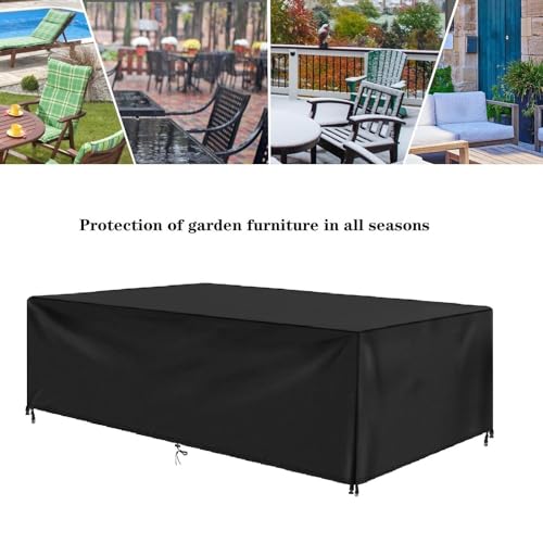 Housse de jardin imperméable bâche table rotin indéchirable - 4