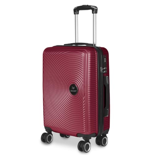 MERCURY TEXTIL- Maleta de Viaje rígida(Burdeos, Grande Plus)