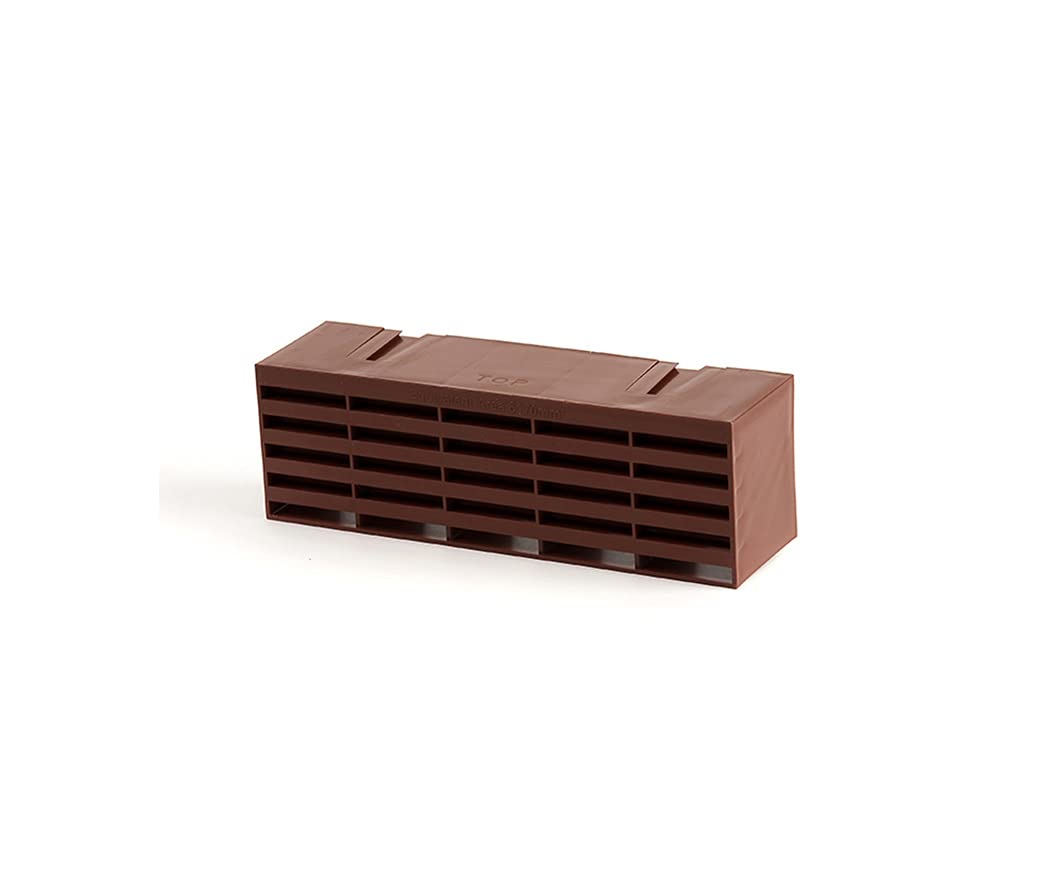 Timco Brown Timloc Plastic Airbricks - Pack Of 20
