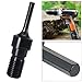 Core Drill Adapter Shaft Adapter Professional Threaded Connection Converter Tool Sturdy Industrial Attachment- 14cmx1.2cm