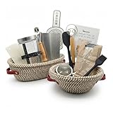 TheWarmUp All-in-One Sourdough Starter Kit – Complete Beginner Bread Baking Set with Baking Newsletter, 40 oz Glass Jar, 10