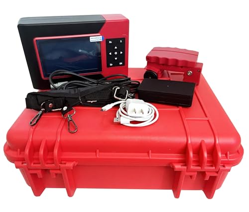 CNYST Rebar Scanner Concrete Rebar Locator with Rebar Spacing Error ±1mm Can Display Rebar Grid Distribution Diagram Protective Layer Thickness Calibration Range 0 ~ ±50 mm Full Color LCD Screen