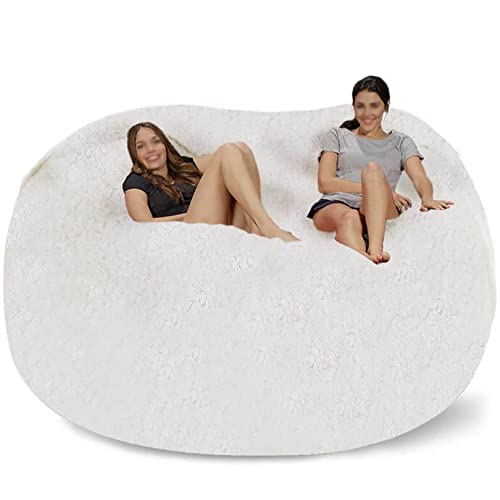 Funda de sillón puf (sin Relleno), Funda de sofá Cama puf, Asiento Tipo Puff, sofá Relajante, Muebles Decorativos para Sala de Estar y salón