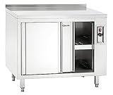 Durchreiche-W&auml;rmeschrank, 1200x700x850mm, CNS 18/10,