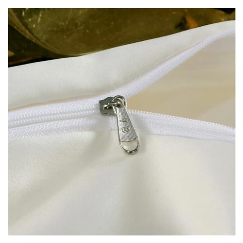 Funda nórdica de eucalipto lyocell blanco ropa de cama twin doble queen con fundas de almohada 4