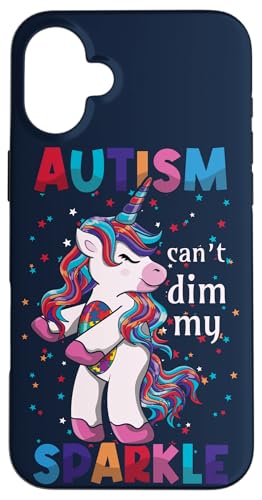 Autism Can't Dim My Sparkle ���j�R�[���p�Y�� ���ǌ[�� �X�}�z�P�[�X iPhone 16 Plus �p