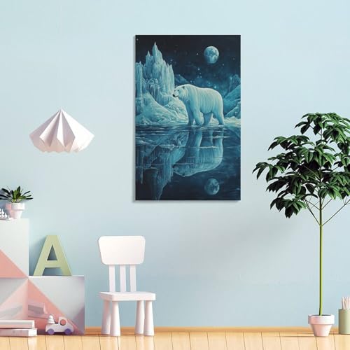 Image ours tableau sur toile pour une ambiance maison cocooning - 4