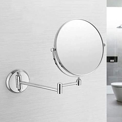 Miroir double face de 20,3 cm avec finition de couleur bronze durable - 7
