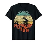 Mountainbike MTB ich bin der Motor Radfahrer E-Biker lustig T-Shirt