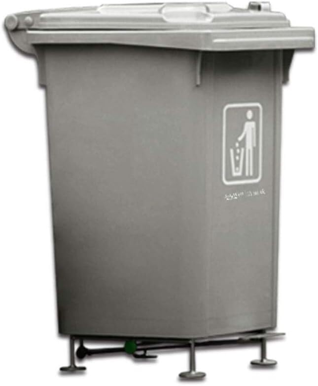 Cubo de basura exterior grande cuadrado contenedor de residuos para terrazas de patio