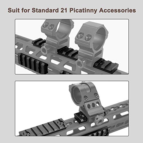 image for Bontok Single Picatinny Aluminum Accessory Rail Set for Mlock 3 5 7 9 