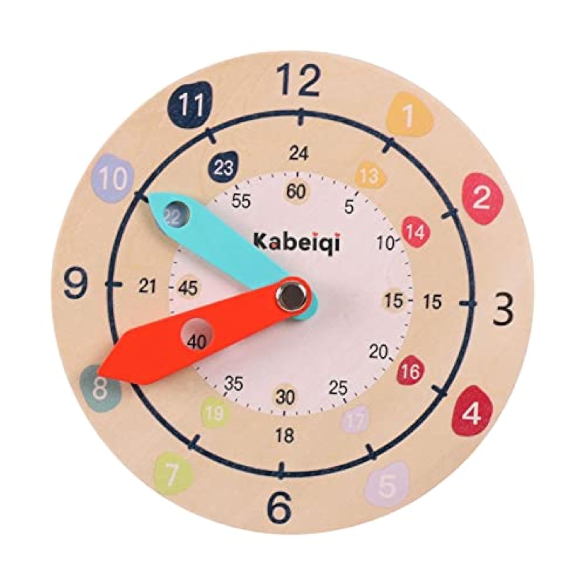 Montessori Wooden Clock Toy for Early Learning