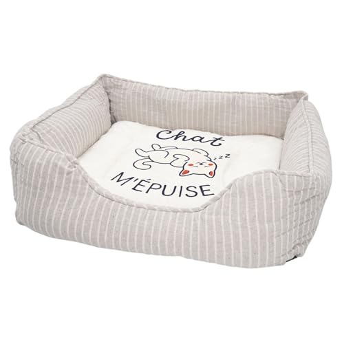 Panier pour chien et chat déhoussable lit confortable lavable