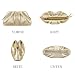 Imagen de Milisente Clutch para Mujer Cloud Plisado Bolso de Noche Elegante Bolso Pequeño Bolso de Mano Cuero PU Bolso de Hombro para Boda con Cremallera