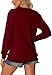 GAQEUWR Valentine Sweatshirts for Women Let All That You Do Be Done In Love Long Sleeve Shirts Cute Valentine Print Tops Wine Red