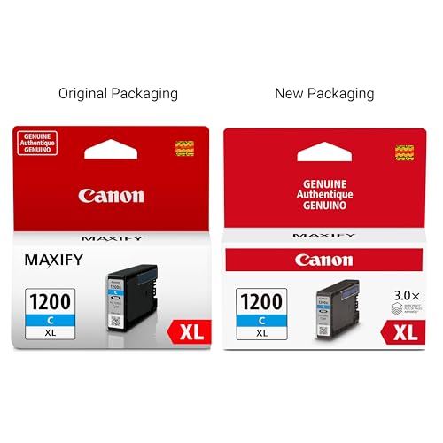 Canon PGI-1200XL Genuine Cyan Ink Tank, Compatible with MB2120, MB2720, B2020, and MB2320 (Optional) Printers - image 3