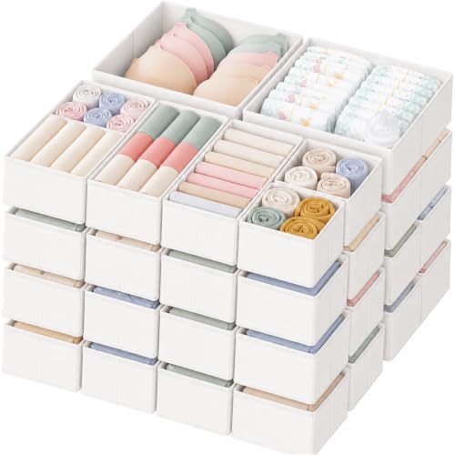 MaxGear Drawer Organizer Dividers 24-Pack