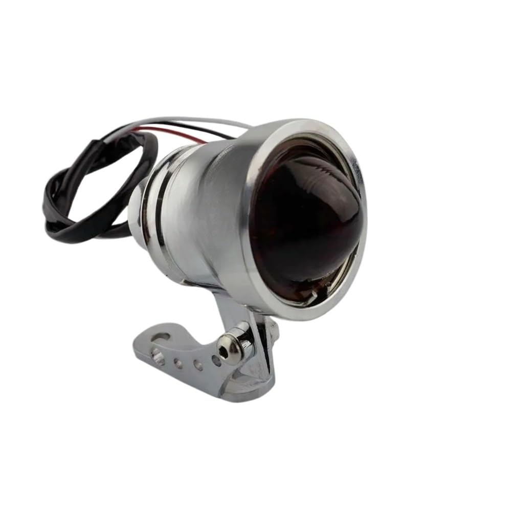 Moto Borde Trasero Freno Marcha Luz LUZ DE Freno Trasera Universal para Motocicleta, para Bobber ATV para Chopper, Intermitente