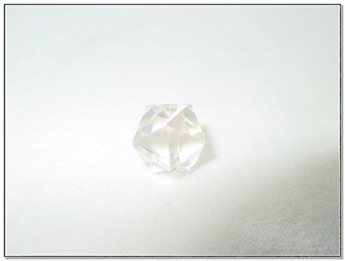 Jet Beautiful Crystal Quartz Icosahedron Gemstone Sphatik Original Crystal Natural Authentic Good Luck Free Booklet Crystal Therapy