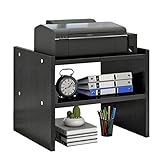 Support d'imprimante polyvalent idéal pour placer des imprimantes, des dossiers, des fournitures de bureau et plus encore