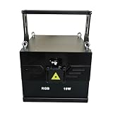 JUNMAN 10W RGB Full Color Animation Stage Light DJ Disco Beam Stage Lights for Party Wedding Event Lighting Show