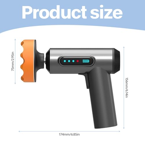 Vtizikl Cordless Car Polisher and Buffer Machine Kit | 20000 RPM, 2000mAh Battery, 3 Polishing Pads| Professional Car Detailing, Polishing, Waxing & Cleaning (UK Plug) 2 Vtizikl Cordless Car Polisher and Buffer Machine Kit | 20000 RPM, 2000mAh Battery, 3 Polishing Pads| Professional Car Detailing, Polishing, Waxing & Cleaning (UK Plug) - Image 2