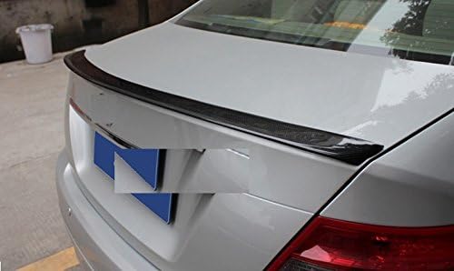 New Carbon Fiber Rear Spoiler Compatible with Mercedes Benz C-Class W204 2007-2013 C180 C200 C220 C230 C260 C280 C300 (A Style)