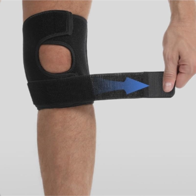Exercise, Protection Adjustable Knee Pads Men and Women Support Knee Pads Mesh Breathable Protective Gear for Fitness, Cycling, Running, Playing Football