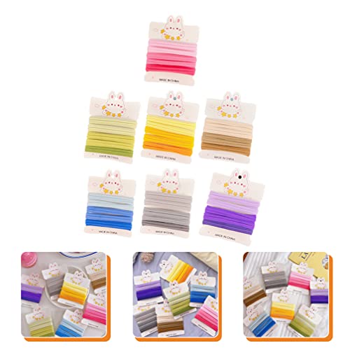 Lurrose Baby Hair Ties 35Pcs Stretch Hair Ring Thicken Hair Ties Bands Ponytail Holders Summer Hair Accessories For Women Ladies Baby Hair Accessories #TOP6