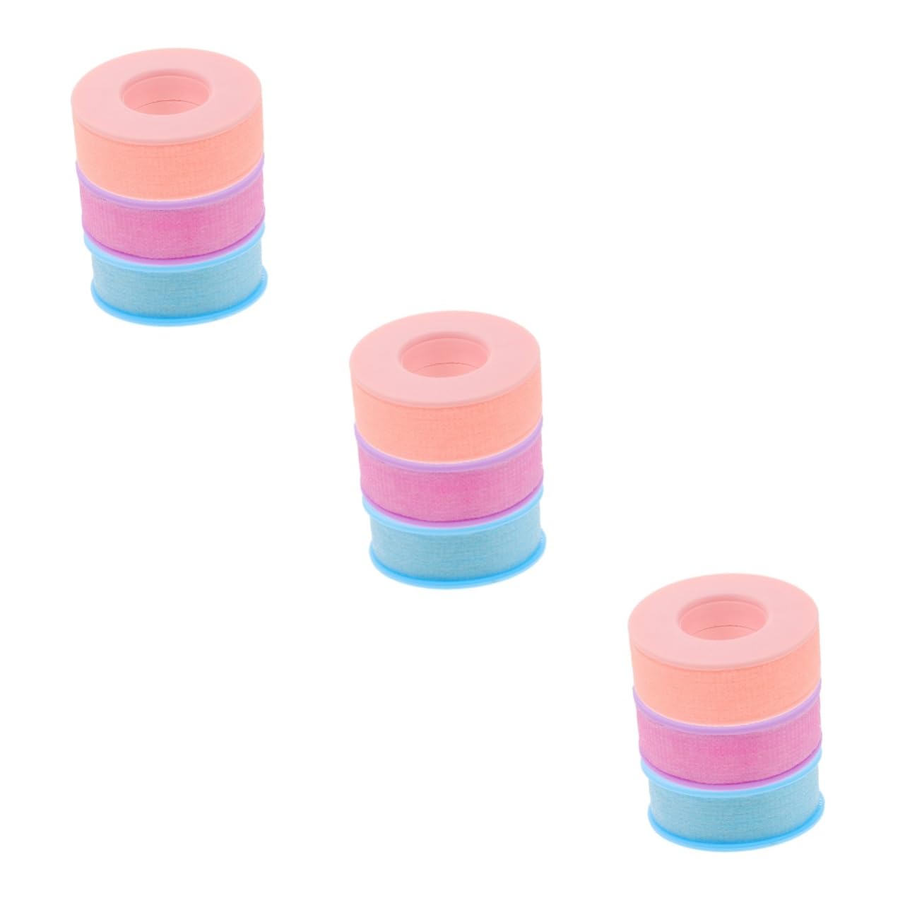 Beaupretty 3 Series Cinta De Pestañas Transatlántico Papel Banda Vínculo Calcomanías Plantillas Cinta De Injerto De Pestañas Diy Cintas De Pestañas De Gel De Sílice Tela No Tejida 3 Rollos*3