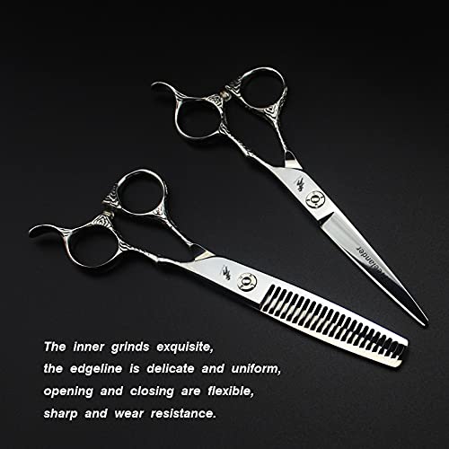 Salon Barber Haarschere Set Stahl Professionelle Friseur Schneiden Schere Effilierschneider Styling Werkzeug,Schneideschere
